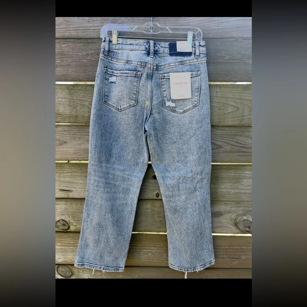 Lovervet High Rise straight leg crop 9/29 - Picture 6 of 10